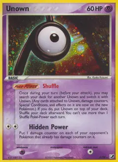 Carte Pokémon Zarbi #P — Forces Cachées