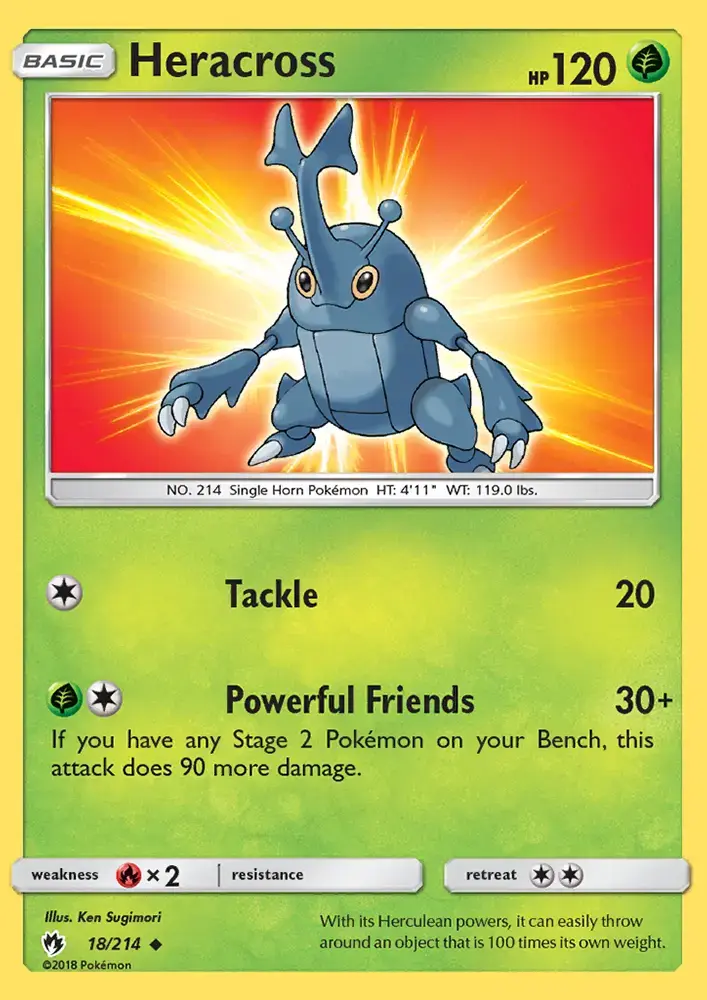 Heracross #18 — Lost Thunder