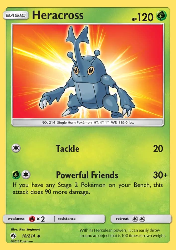 Heracross #18 — Lost Thunder