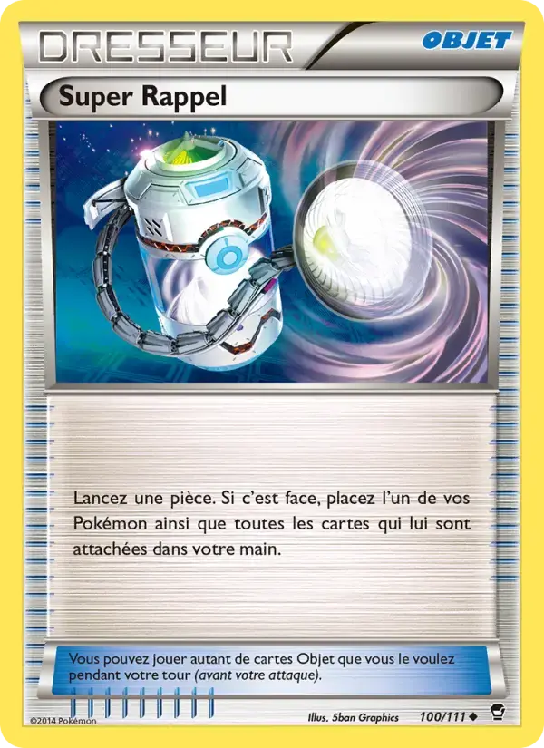 Carte Pokémon Super Rappel #100 — Poings Furieux