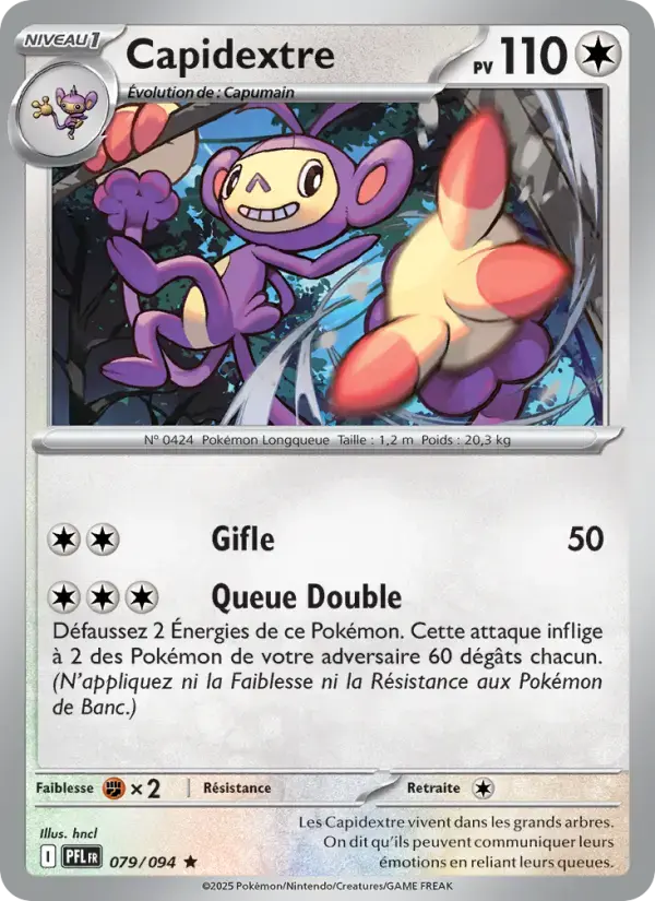 Carte Pokémon Capidextre #079 — Flammes Fantasmagoriques