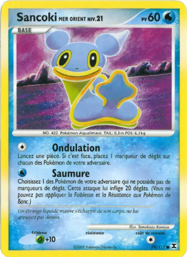 Carte Pokémon Sancoki Mer Orient Niv. 21 #79 — Rivaux Émergeants
