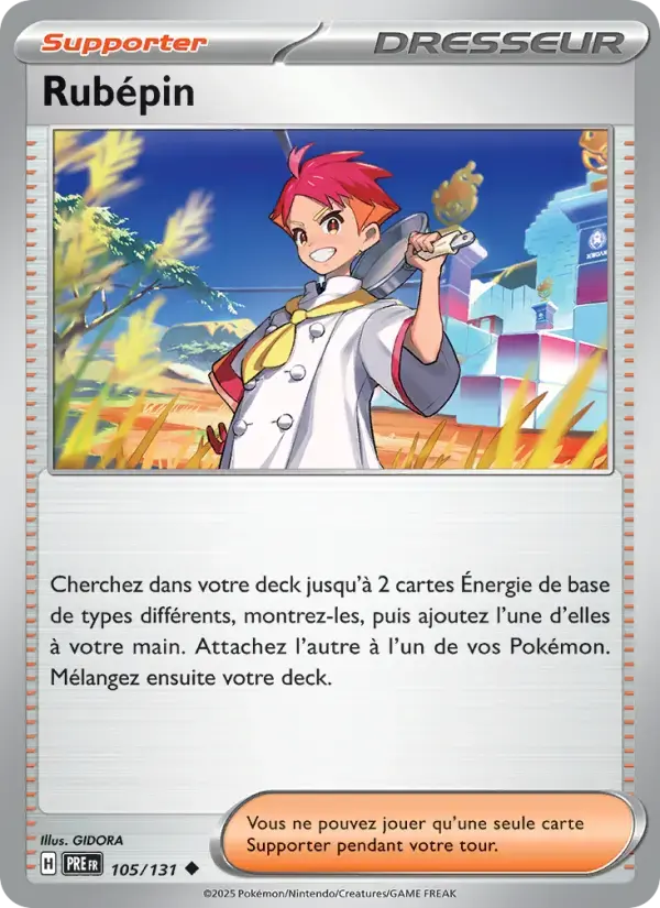 Carte Pokémon Rubépin #105 — Évolutions Prismatiques