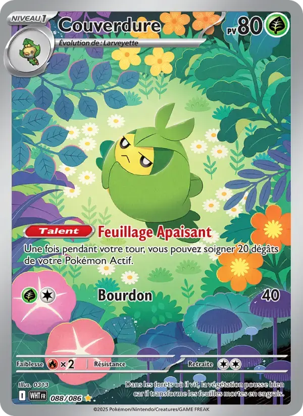Carte Pokémon Couverdure #088 — Flamme Blanche