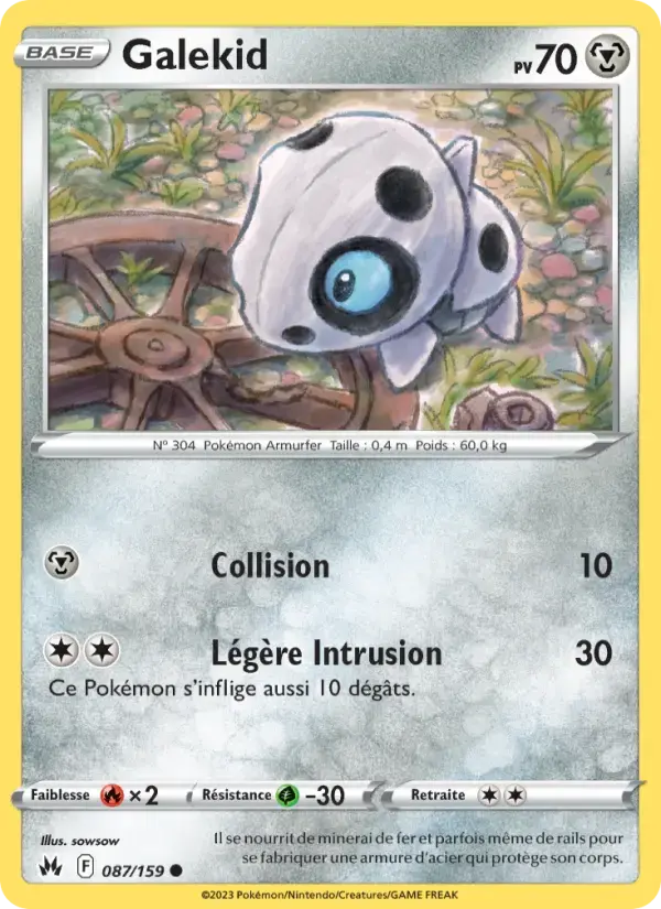Carte Pokémon Galekid #087 — Zénith Suprême