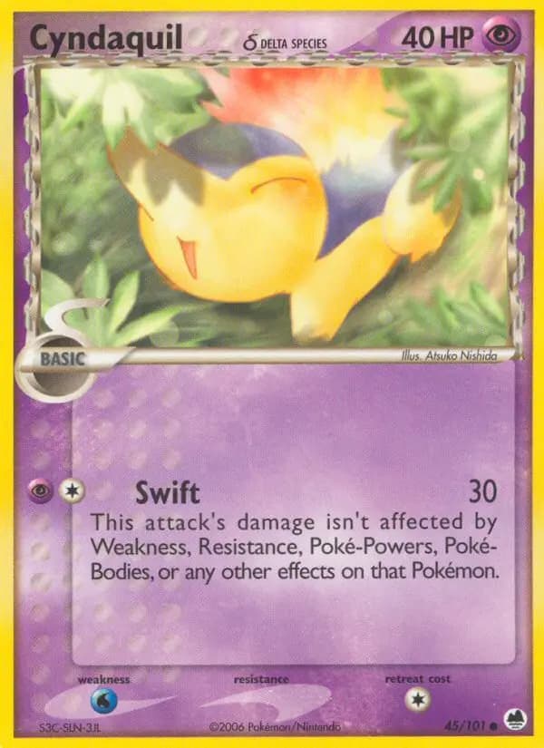 Cyndaquil δ #045 — Dragon Frontiers