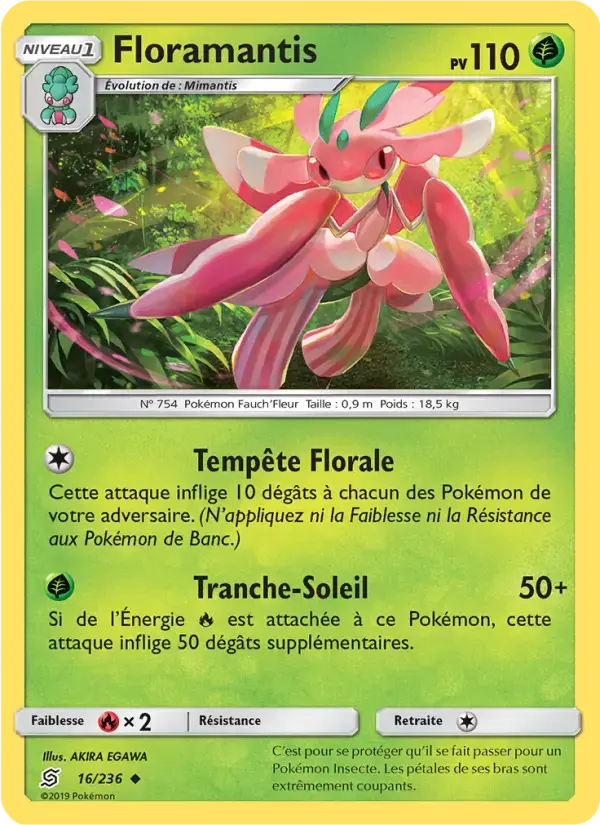 Carte Pokémon Floramantis #16 — Harmonie des Esprits