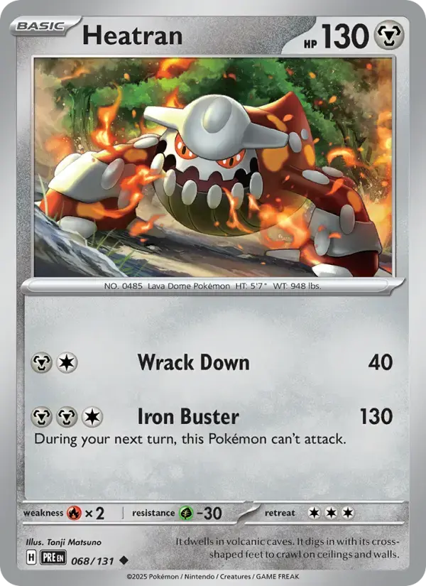 Heatran #068 — Prismatic Evolutions
