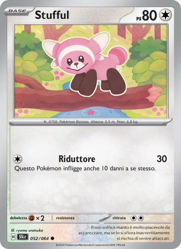 Carte Pokémon Nounourson #052 — Fable Nébuleuse