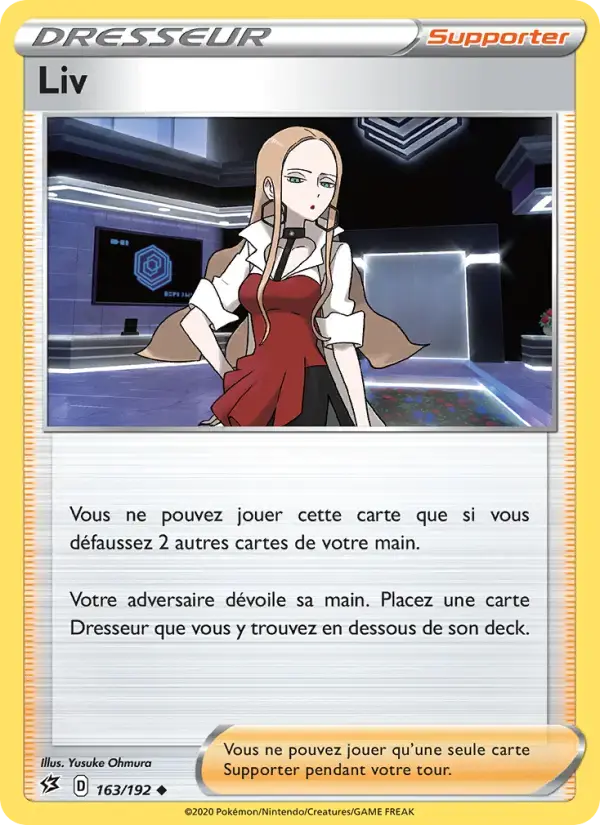 Carte Pokémon Liv #163 — Clash des Rebelles