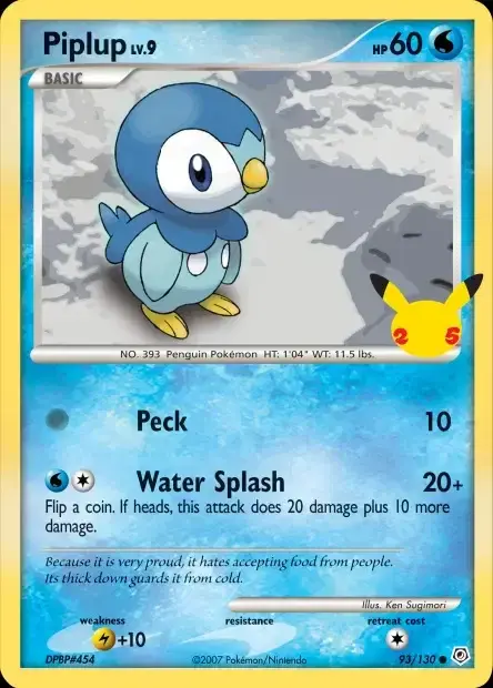 Carte Pokémon Tiplouf #93/130 — Jumbo