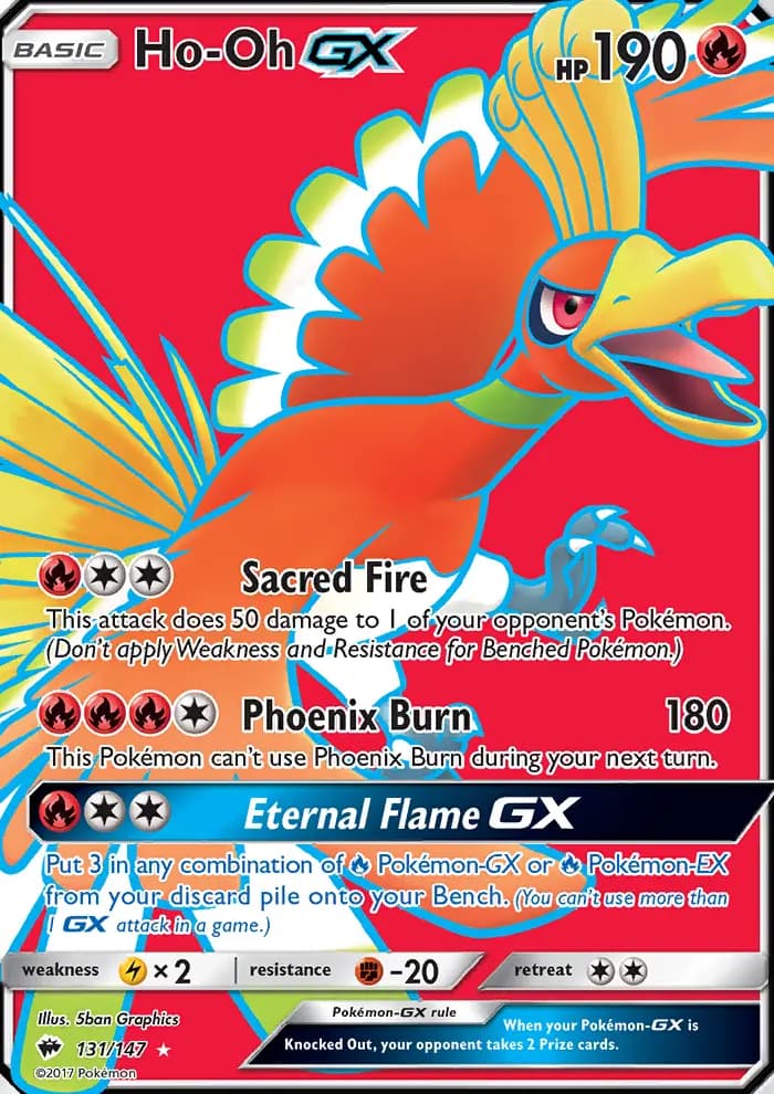 Ho-Oh GX #131 — Burning Shadows