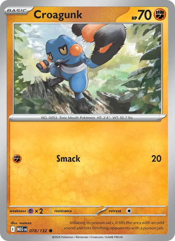 Carte Pokémon Cradopaud #078 — Méga-Évolution