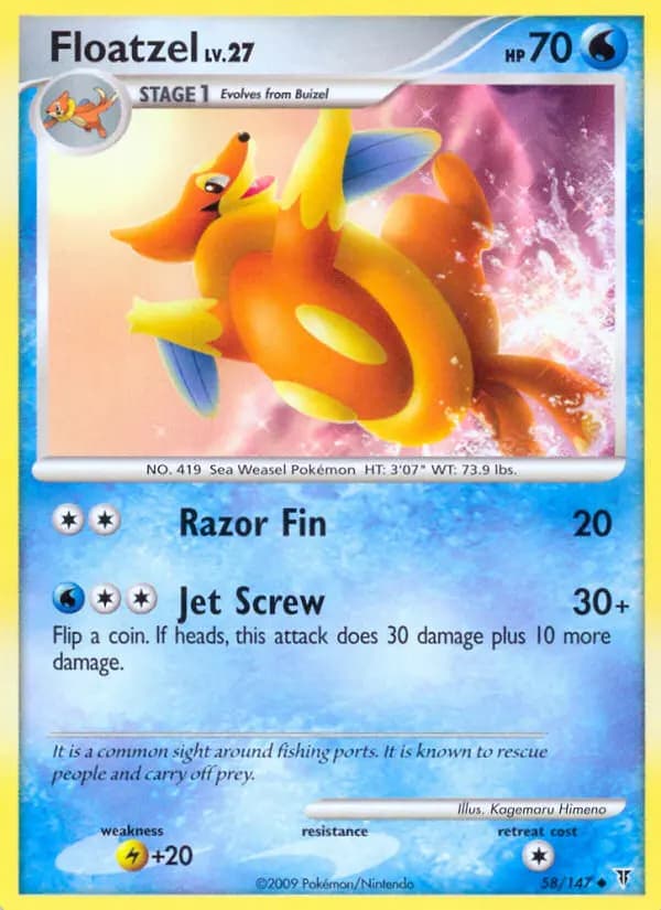 Floatzel #58 — Supreme Victors