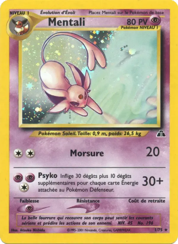 Carte Pokémon Mentali #1 — Neo Discovery