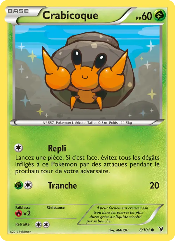 Carte Pokémon Crabicoque #6 — Nobles Victoires