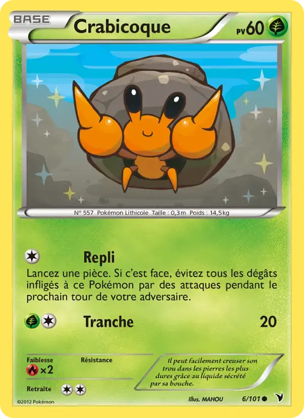 Carte Pokémon Crabicoque #6 — Nobles Victoires