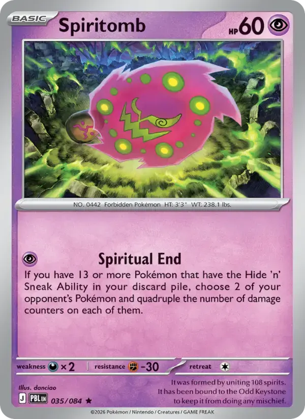 Spiritomb #035 — Pitch Black