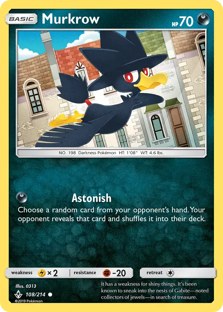 Murkrow #108 — Unbroken Bonds