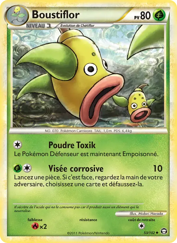 Carte Pokémon Boustiflor #53 — Triomphe