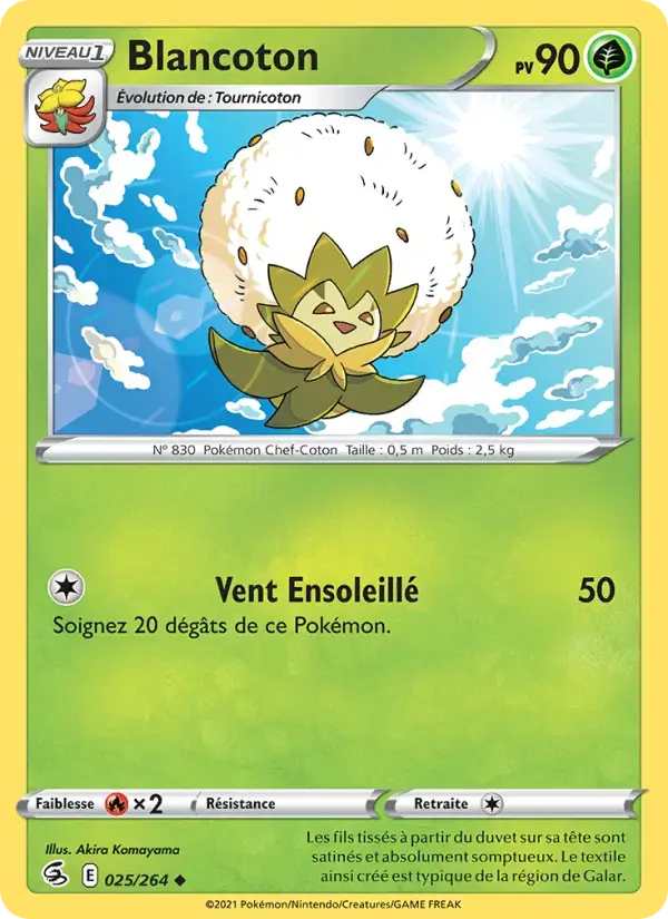 Carte Pokémon Blancoton #25 — Poing de Fusion