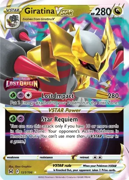 Carte Pokémon Giratina-VSTAR #131/196 — Jumbo