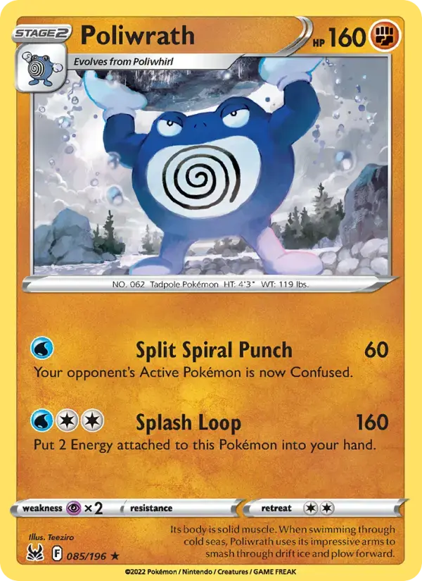 Poliwrath #085 — Lost Origin