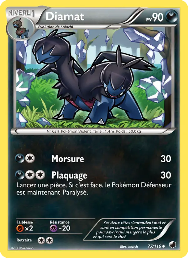 Carte Pokémon Diamat #77 — Glaciation Plasma