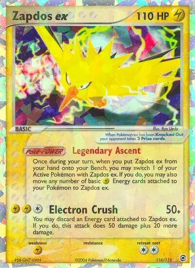 Zapdos ex #116 — FireRed & LeafGreen