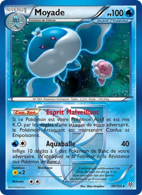 Carte Pokémon Moyade #39 — Tempête Plasma