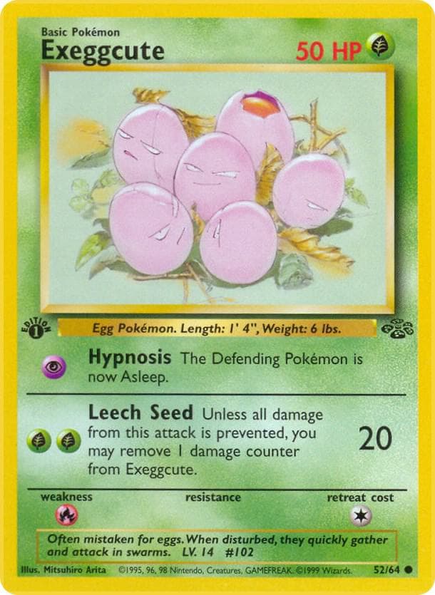 Exeggcute #52 — Jungle