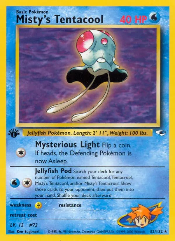 Misty's Tentacool #32 — Gym Heroes