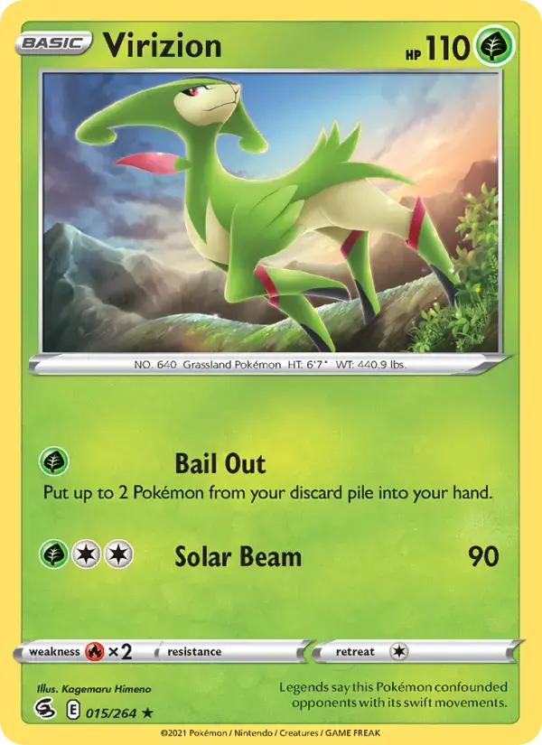 Virizion #15 — Fusion Strike