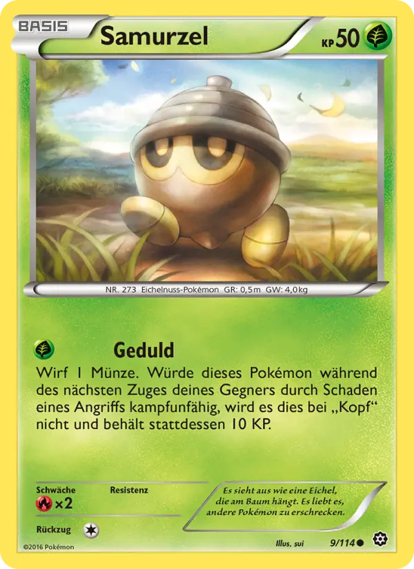Carte Pokémon Grainipiot #9 — Offensive Vapeur