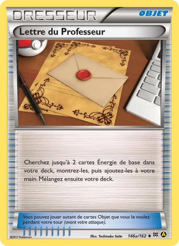Carte Pokémon Lettre du Professeur #146 — Impulsion Turbo