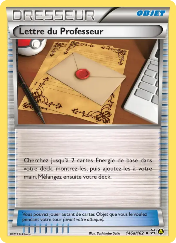 Carte Pokémon Lettre du Professeur #146 — Impulsion Turbo