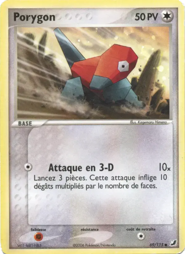 Carte Pokémon Porygon #69 — Forces Cachées