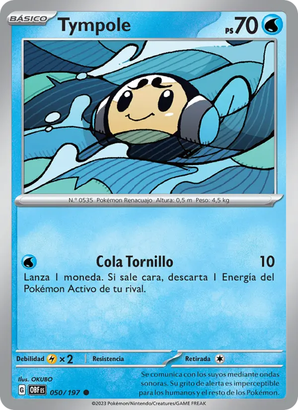 Carte Pokémon Tritonde #050 — Flammes Obsidiennes
