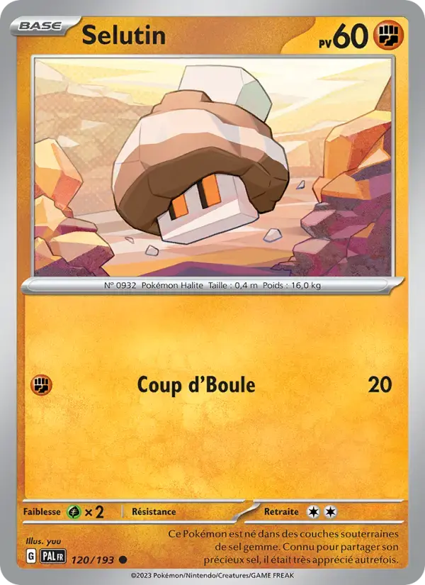 Carte Pokémon Selutin #120 — Évolutions à Paldea