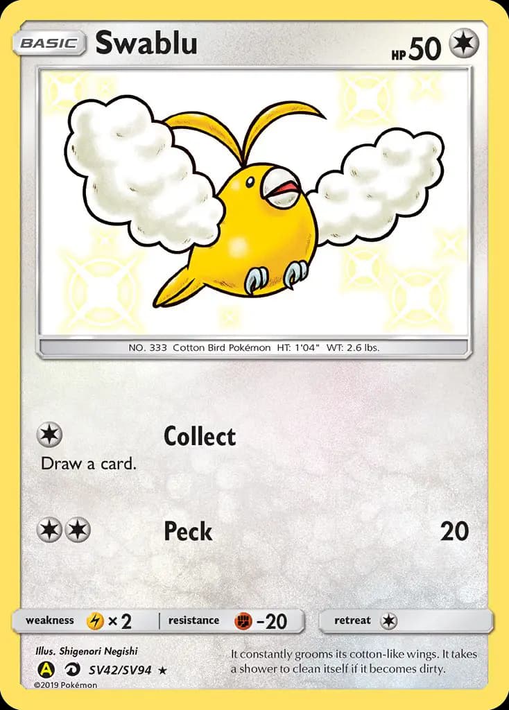 Swablu #SV42 — Hidden Fates