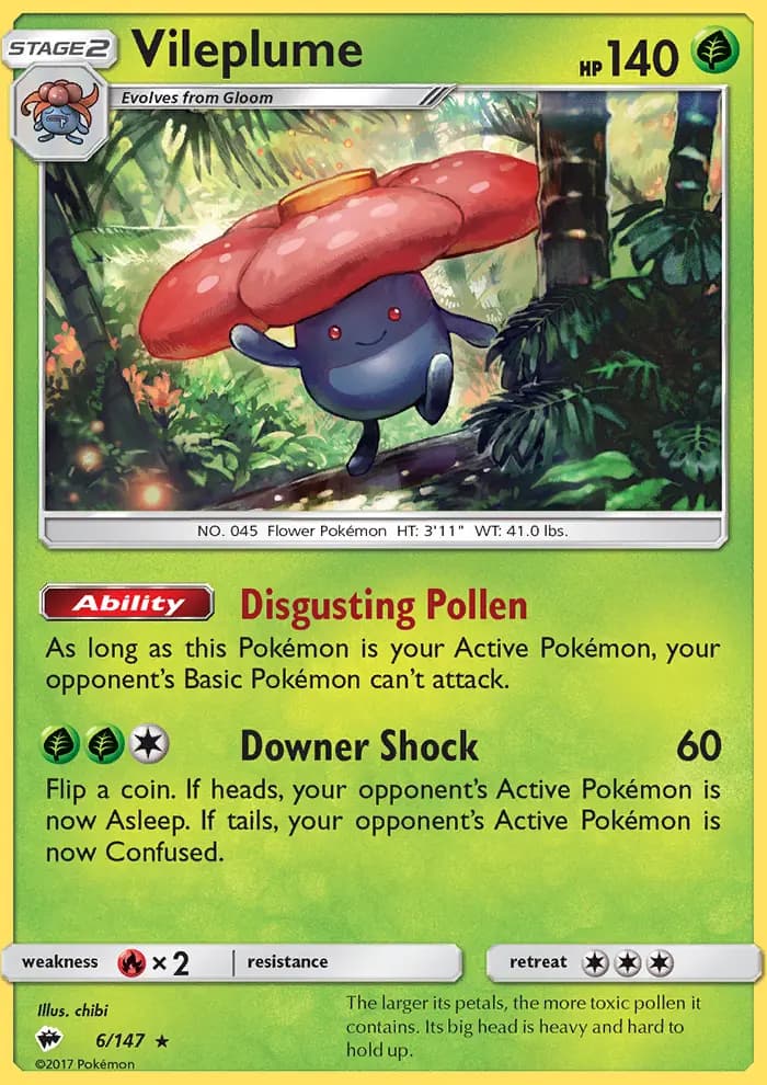 Vileplume #6 — Burning Shadows