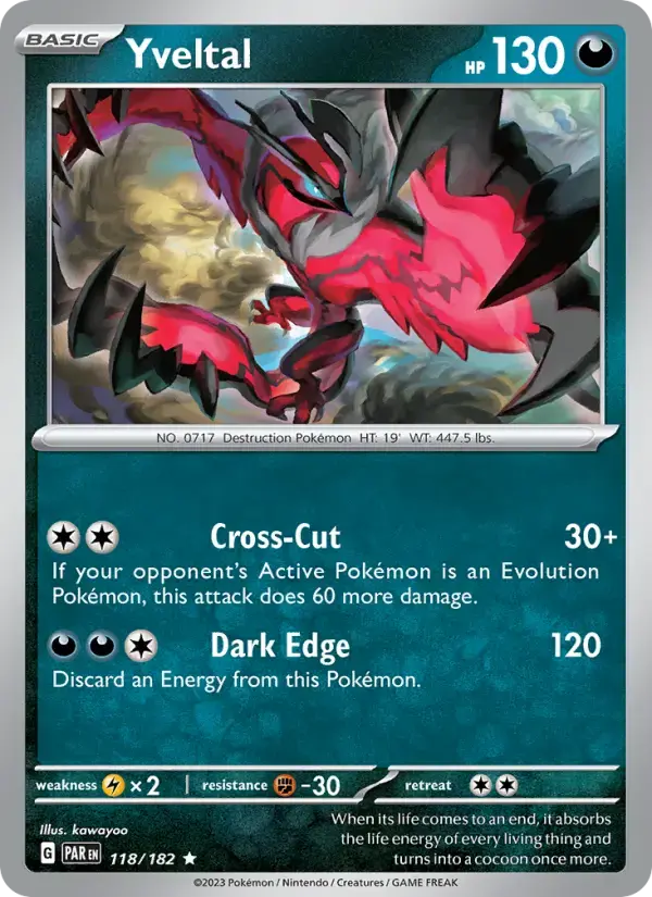Yveltal #118 — Paradox Rift