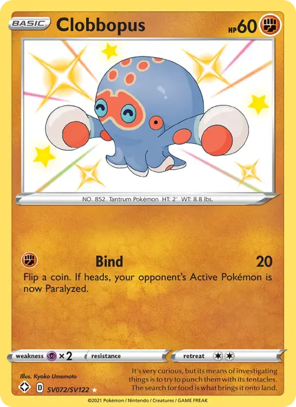 Clobbopus #SV072 — Shining Fates
