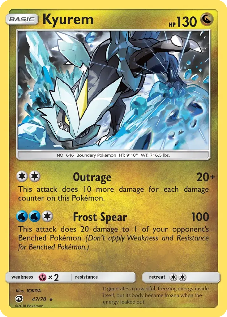 Carte Pokémon Kyurem #47 — Majesté des Dragons
