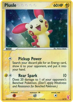 Carte Pokémon Plusle #6 — Kit du Dresseur EX 2 (Posipi)