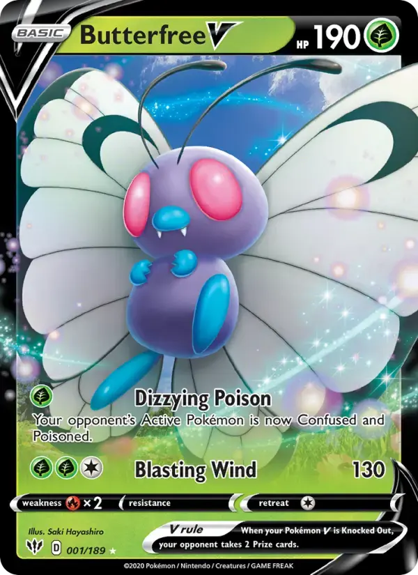 Butterfree V #1 — Darkness Ablaze