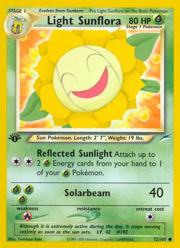 Light Sunflora #72 — Neo Destiny