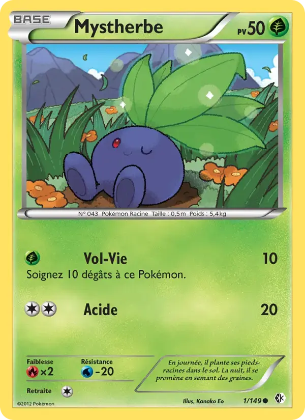 Carte Pokémon Mystherbe #1 — Frontières Franchies