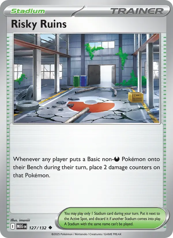 Carte Pokémon Ruines Risquées #127 — Méga-Évolution
