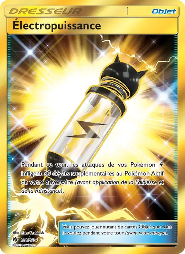 Carte Pokémon Électropuissance #232 — Tonnerre Perdu